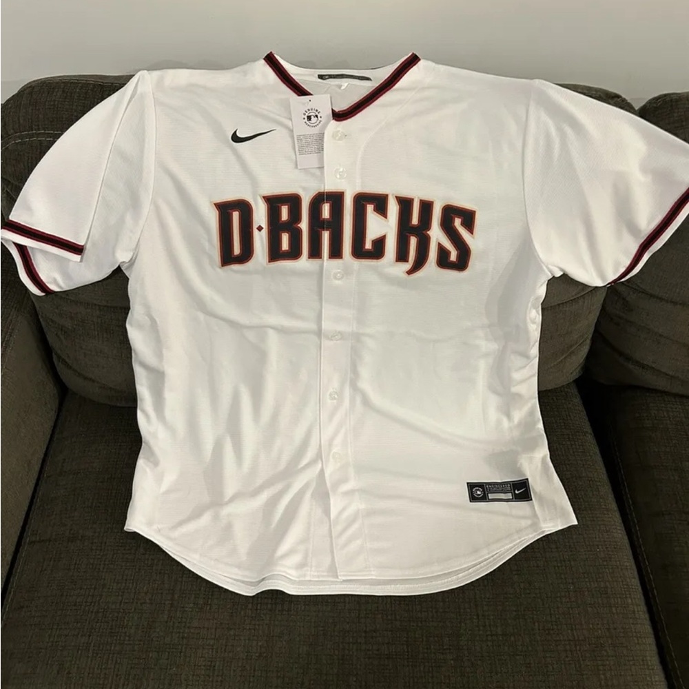 Nike Arizona Diamondbacks Baseball MLB White Jersey Men’s Size XL - Picture 1 of 6